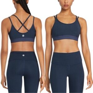 Tory Burch Compression Mélange Cross-Back Bra